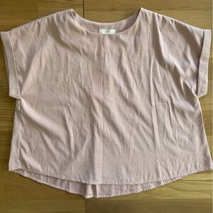 Kensie Women's Light Pink Short Sleeve Blouse